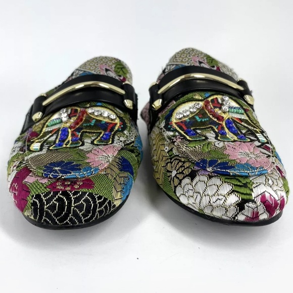 Steve Madden Kera Elephant Mules Flat Slide Slip On Loafers Size 5.5 - Picture 6 of 8